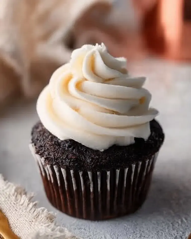 Delicious vanilla American buttercream frosting in a bowl.