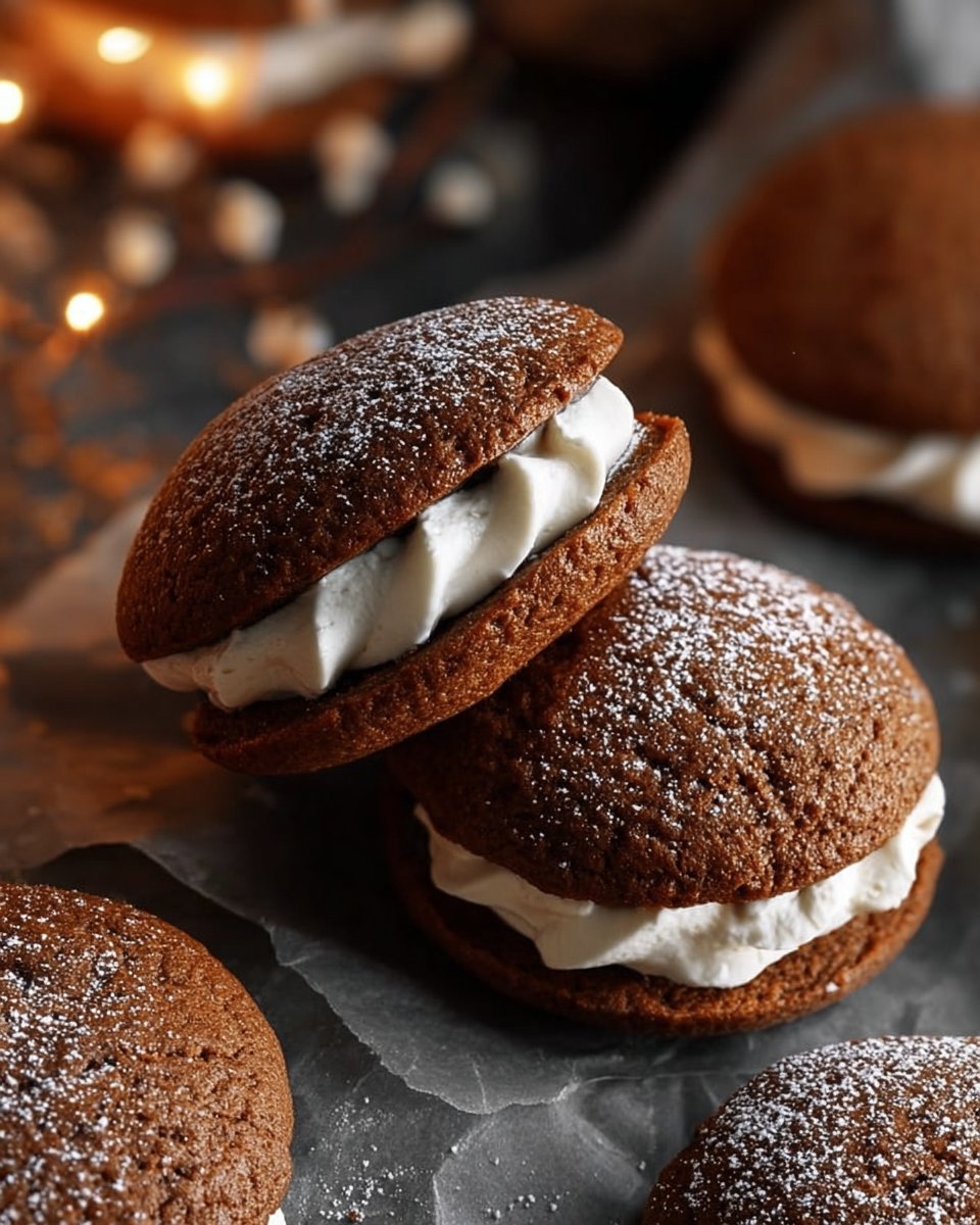 Gingerbread Whoopie Pies