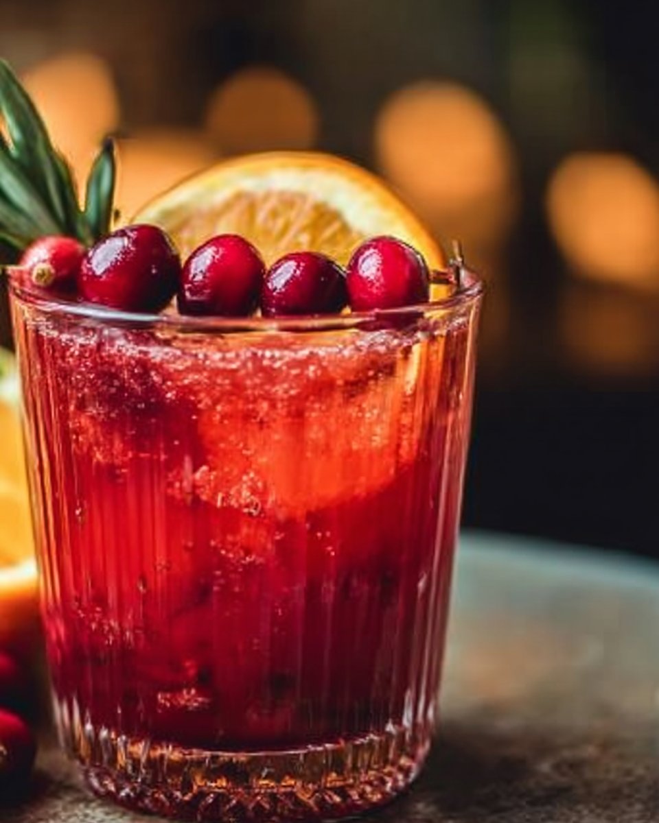 Cranberry and Orange Mocktail