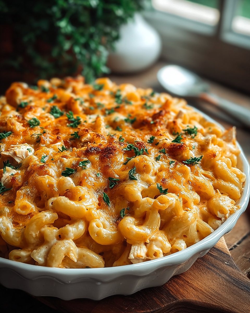 Buffalo Chicken Macaroni and Cheese