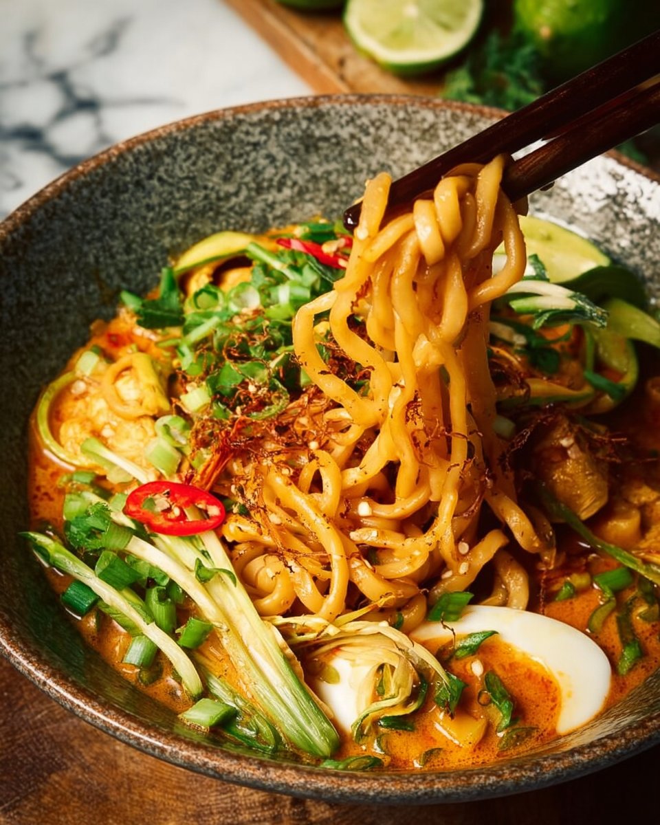 Spicy Coconut Noodles