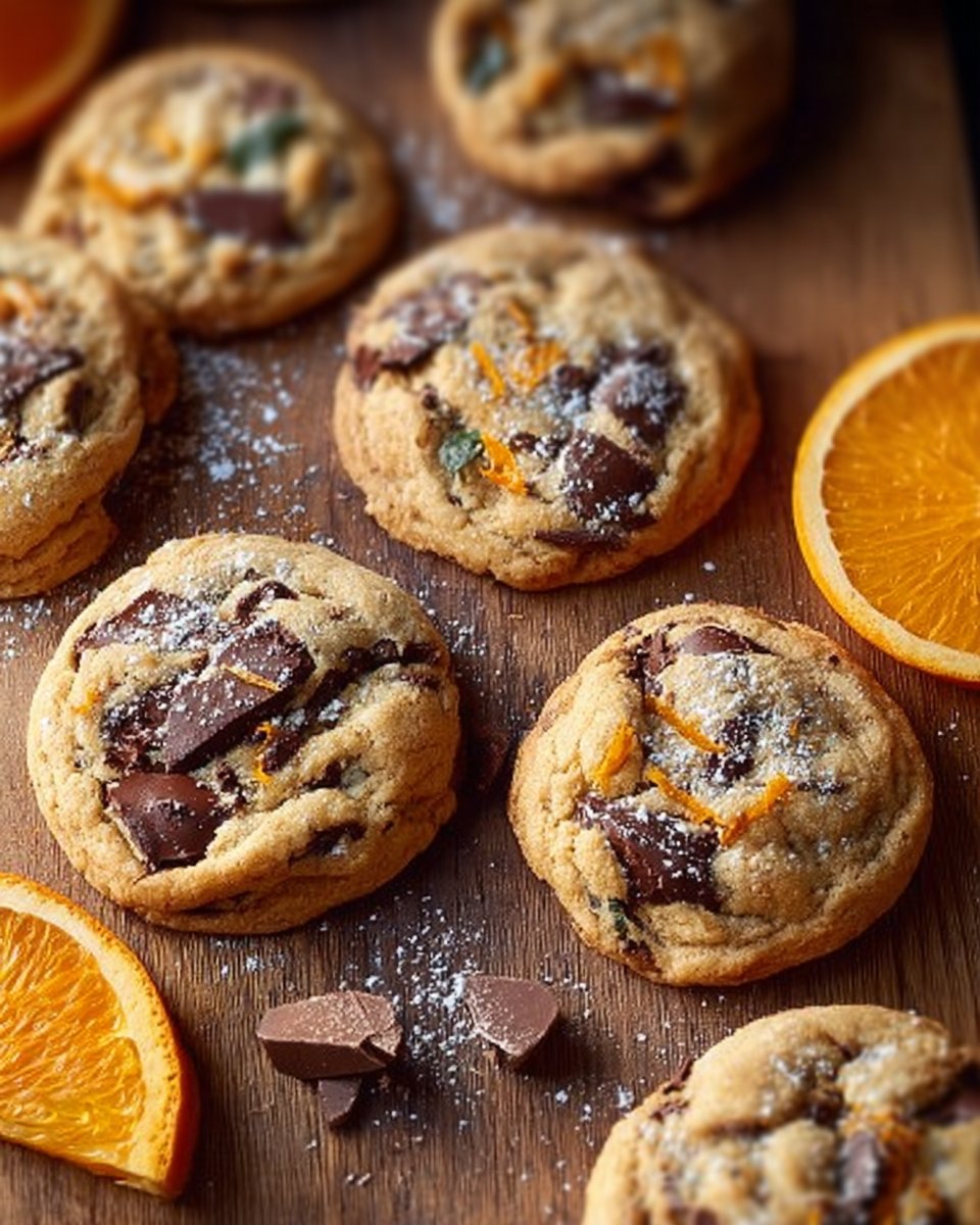 Dark Chocolate Orange Cookies