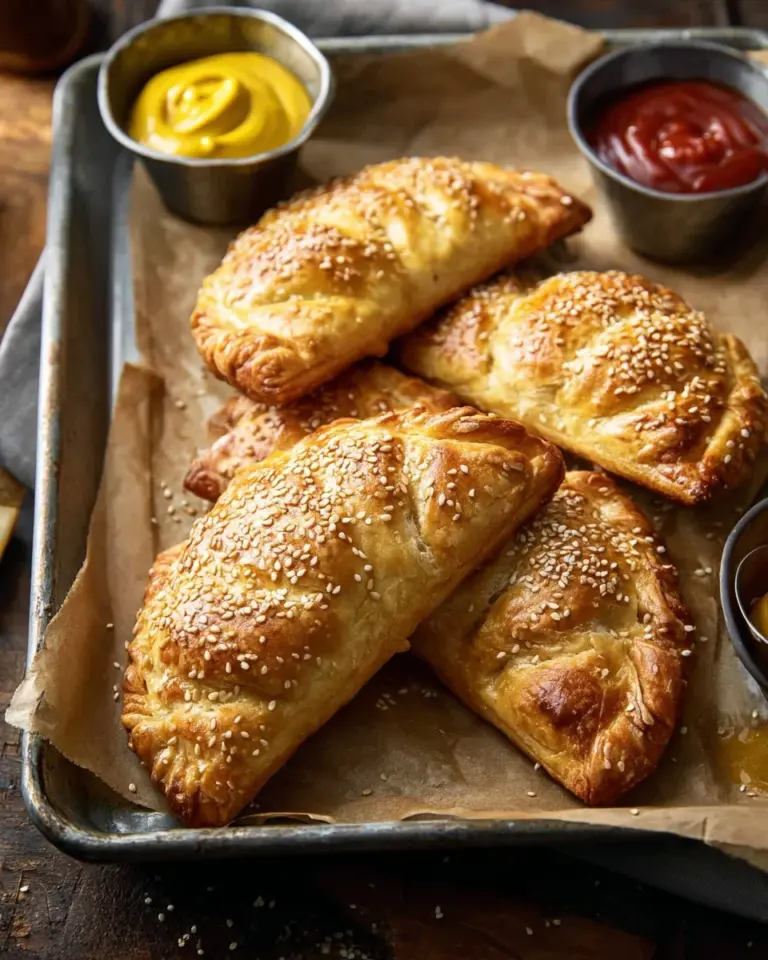 Golden air fryer hand pies filled with fruit, perfect for snacking