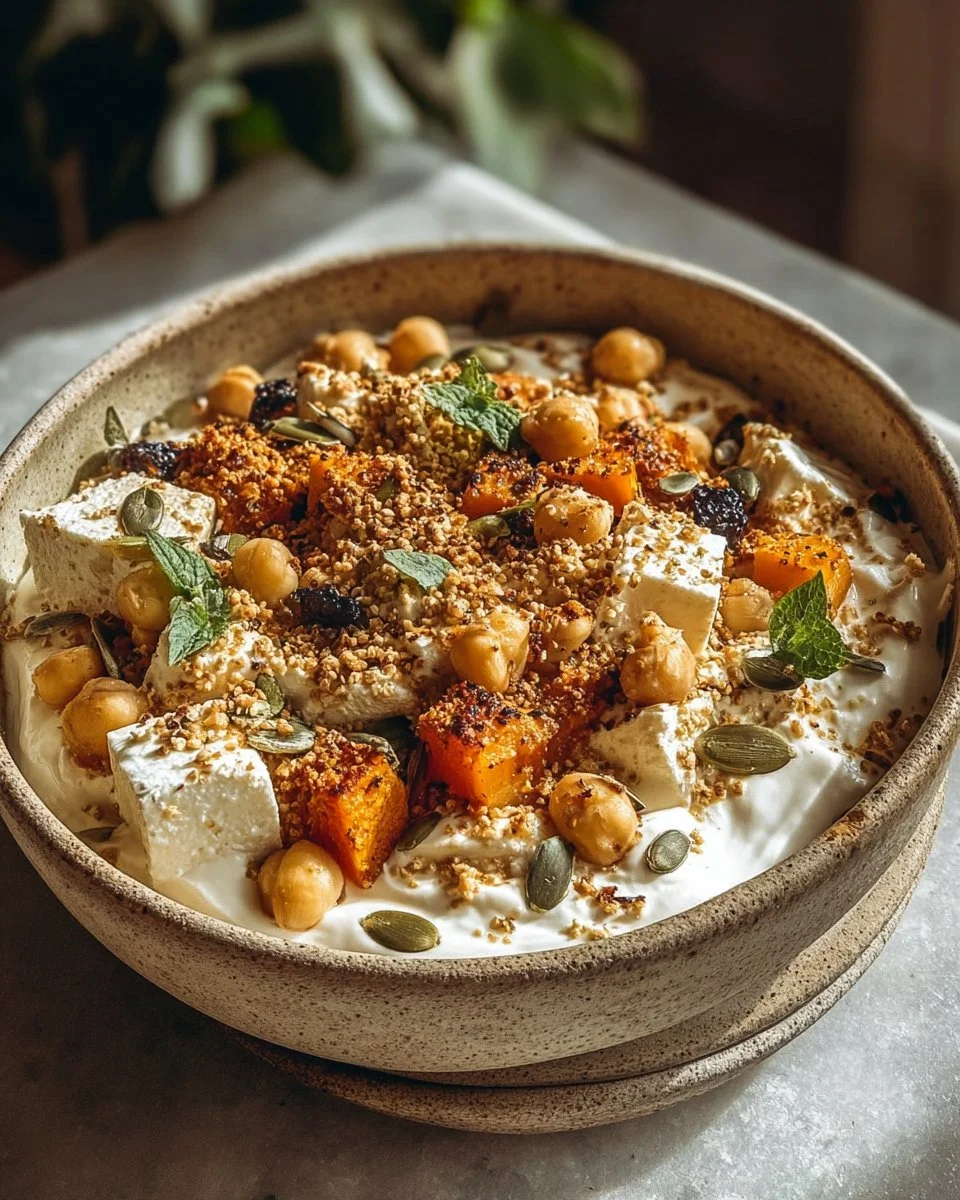 Anti-Inflammatory Glow Bowl with Tahini Yogurt