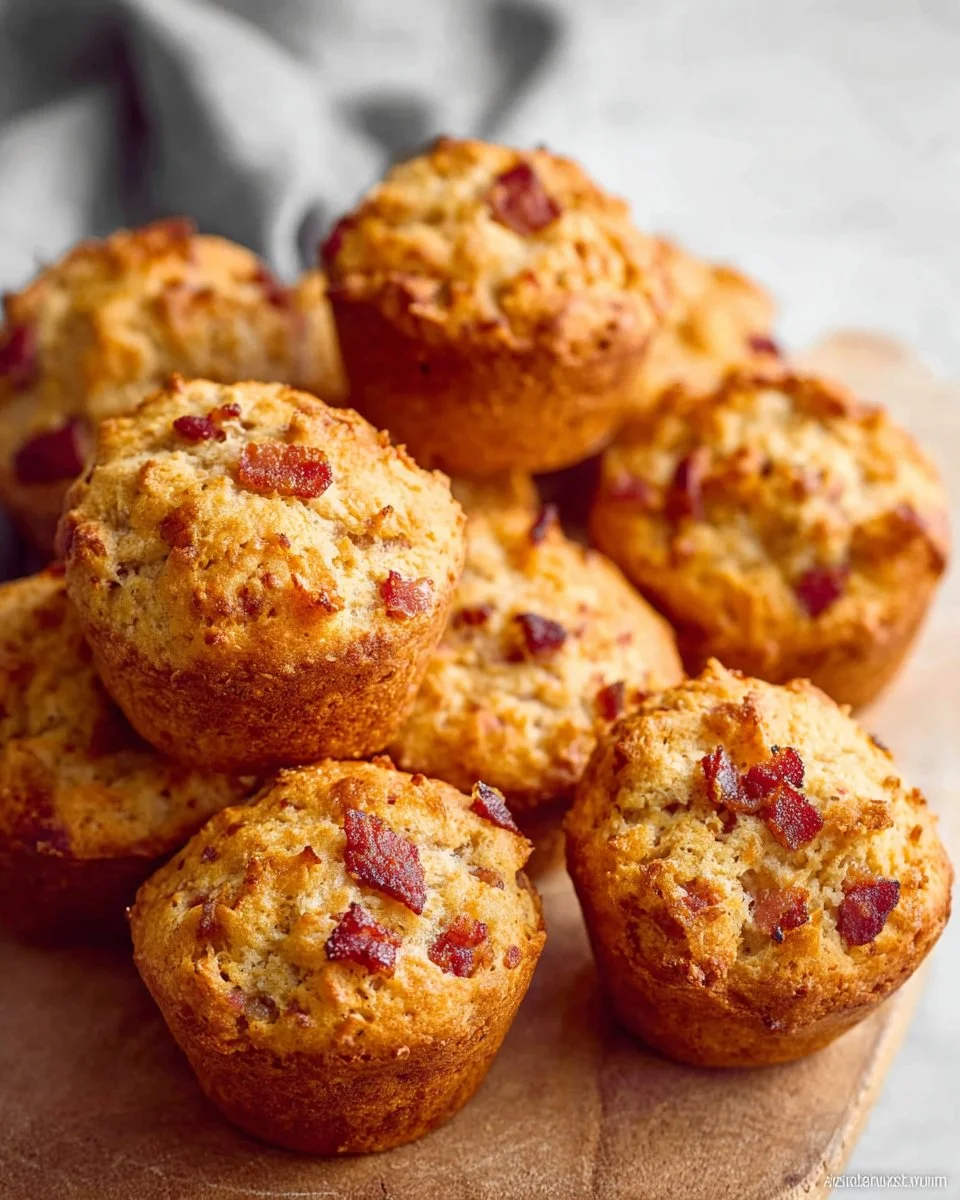 Bacon Cheese Muffin Biscuits