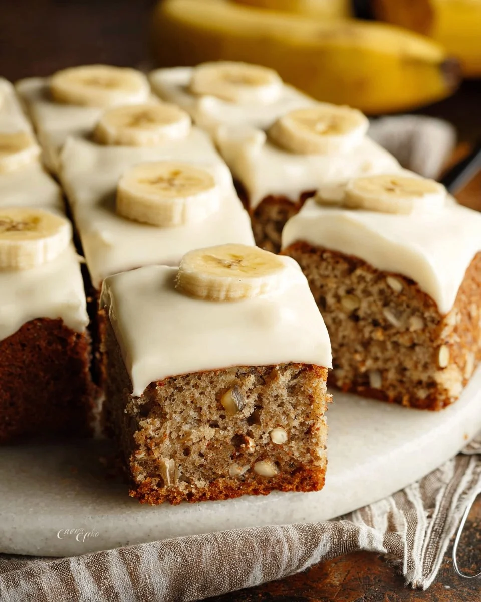 Banana Cake with Cream Cheese Frosting