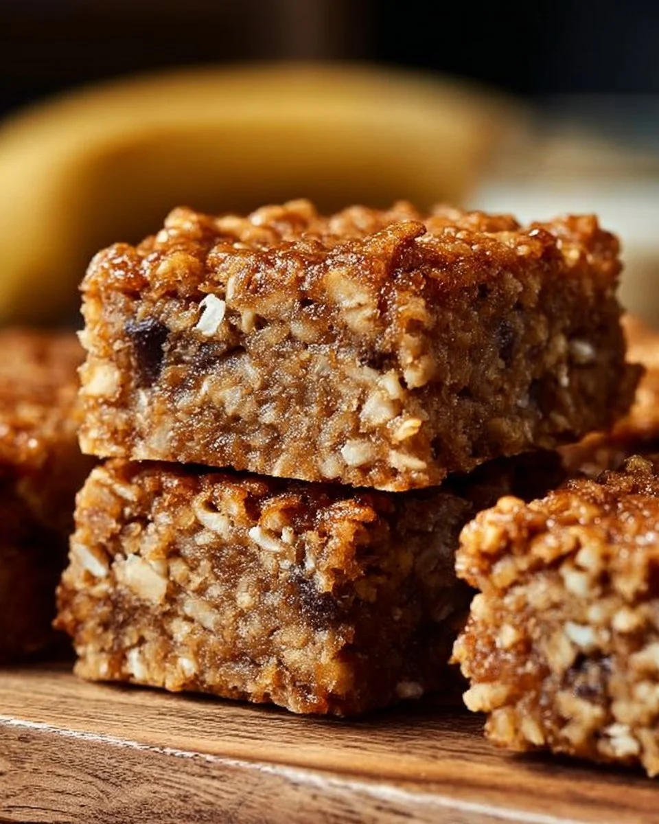 Banana Oatmeal Bars