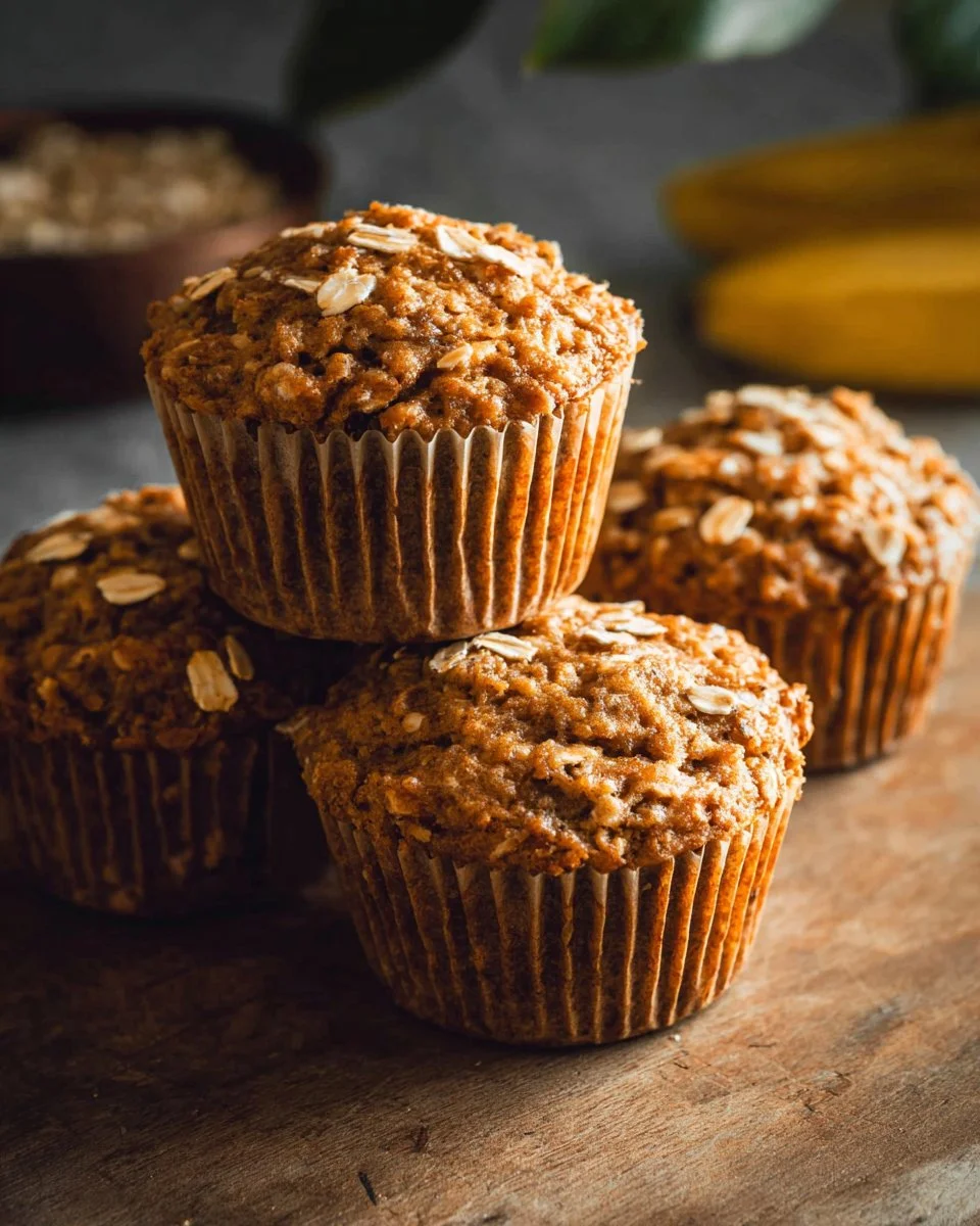 Banana Oatmeal Muffins