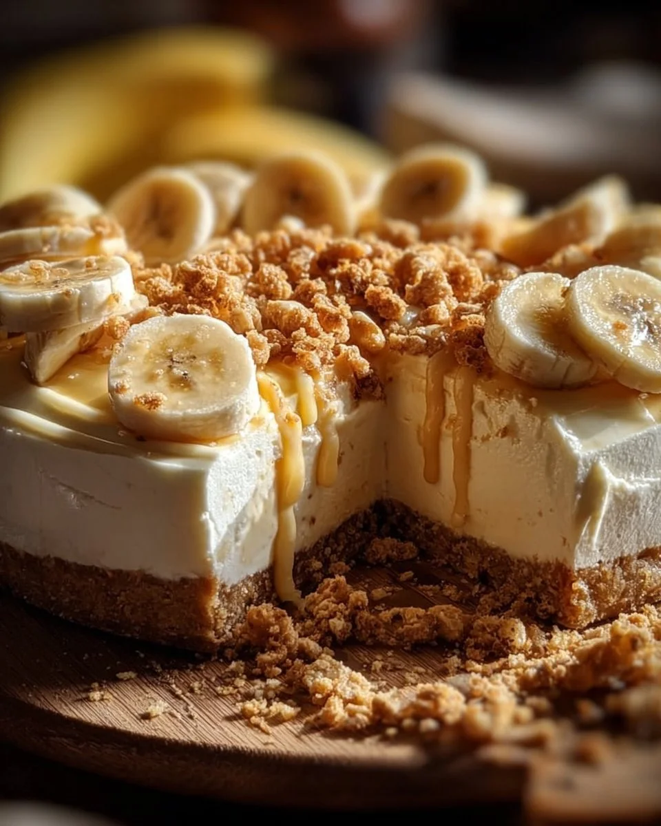 Banana Pudding Crunch Cheesecake