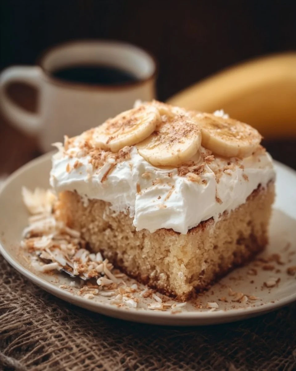 Banana Three Milks Cake