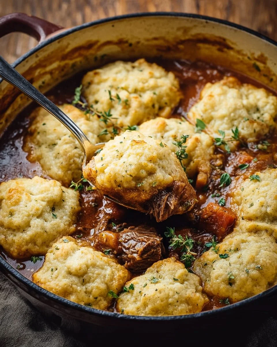 Beef Stew with Dumplings