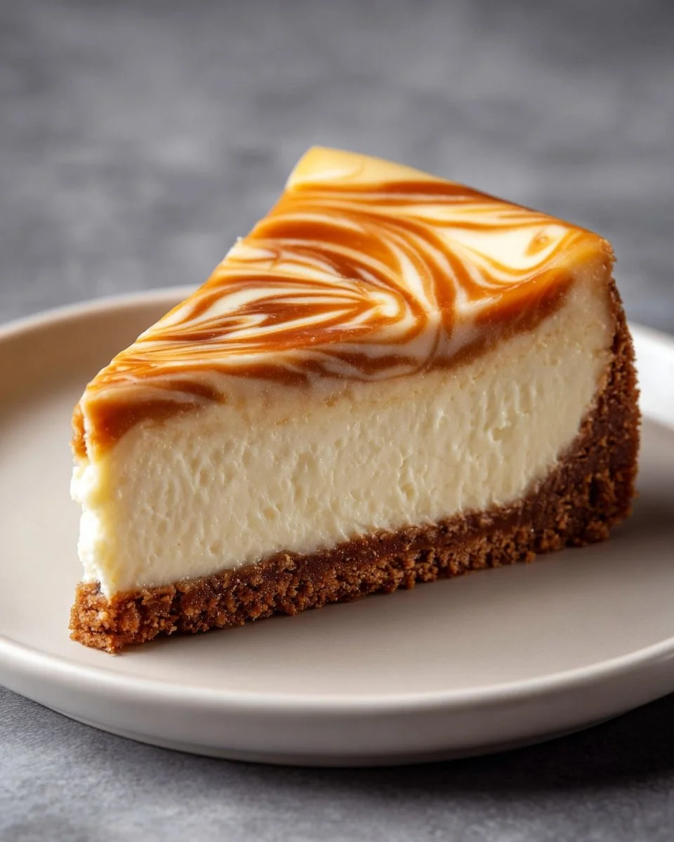 Easy Pumpkin Swirl Cheesecake