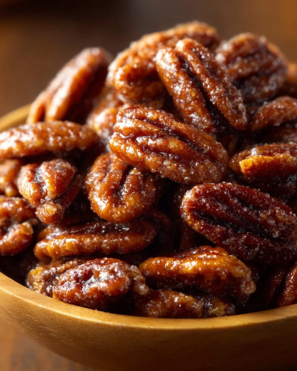 Slow Cooker Candied Cinnamon Pecans - Dinner, then Dessert | Crock Pot Desserts, Slow Cooker… | Thanksgiving Appetizer Recipes, Crock Pot Desserts, Slow Cooker Candy