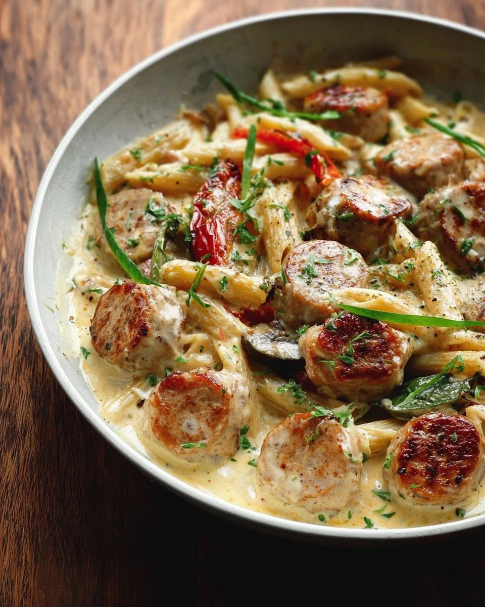 Creamy Sausage Skillet Dinner