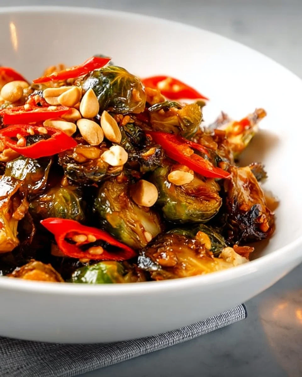 Kung Pao Brussels Sprouts