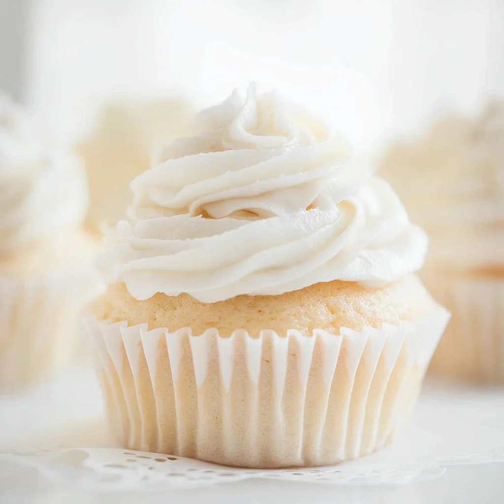 Fluffy White Cupcakes