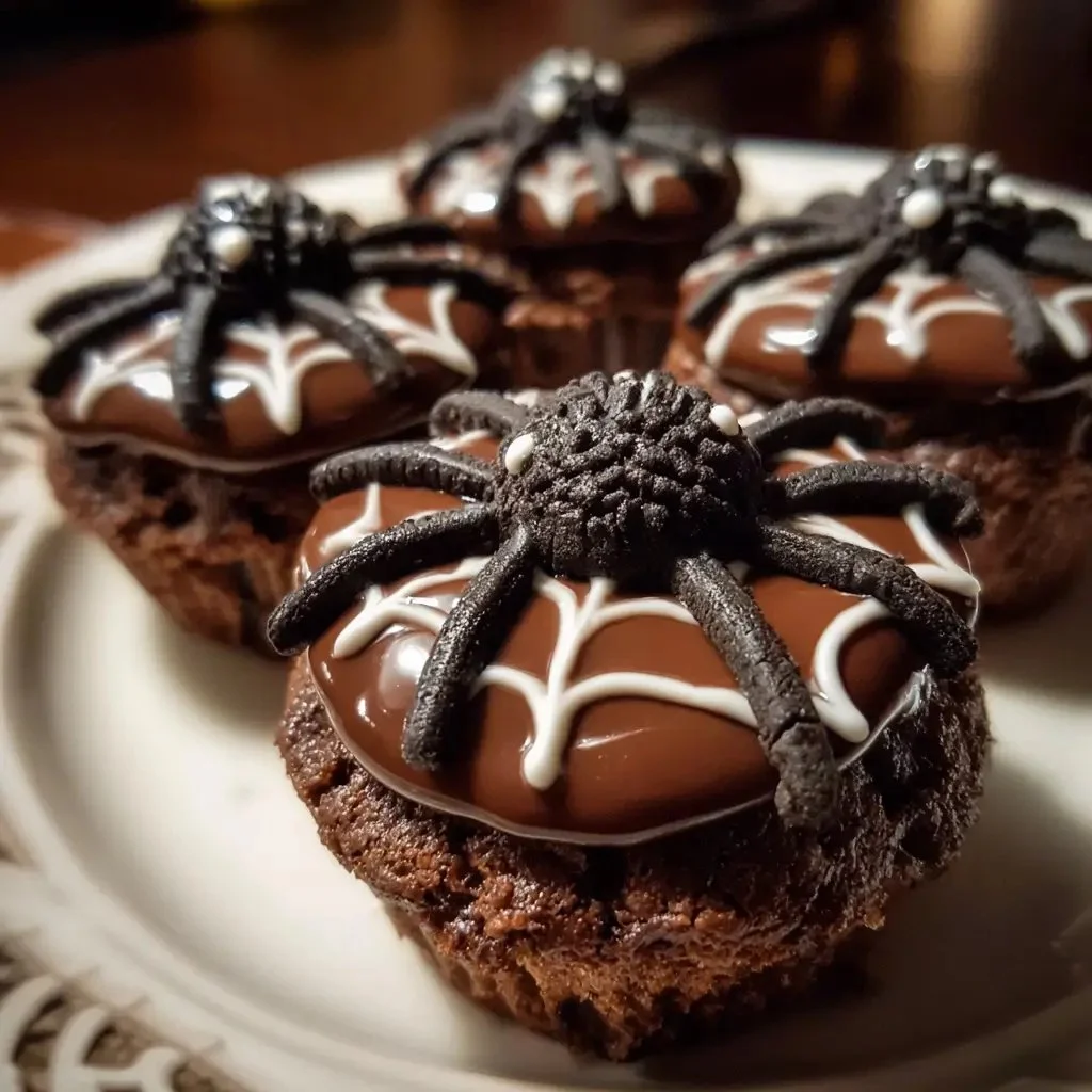 Cookies & Scream Spider Cupcakes