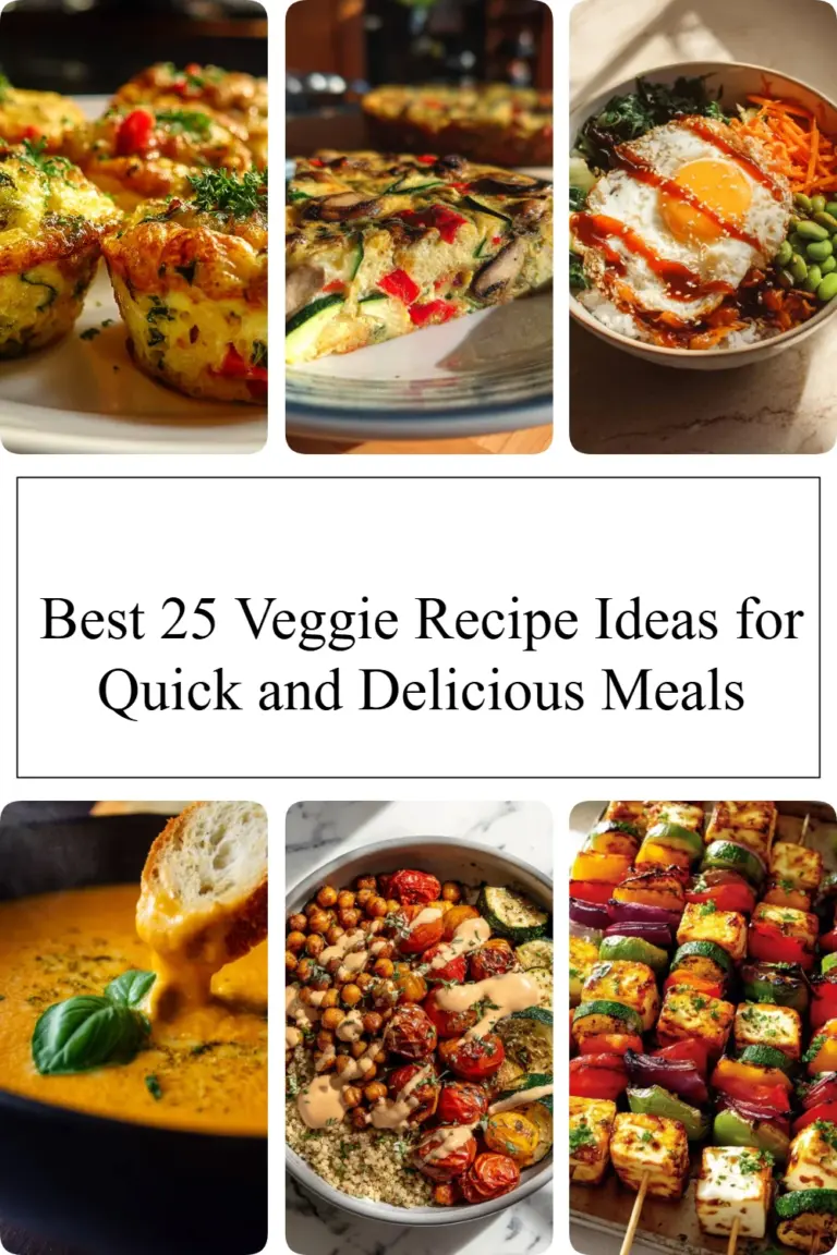 Assorted colorful veggie dishes for quick and delicious recipes