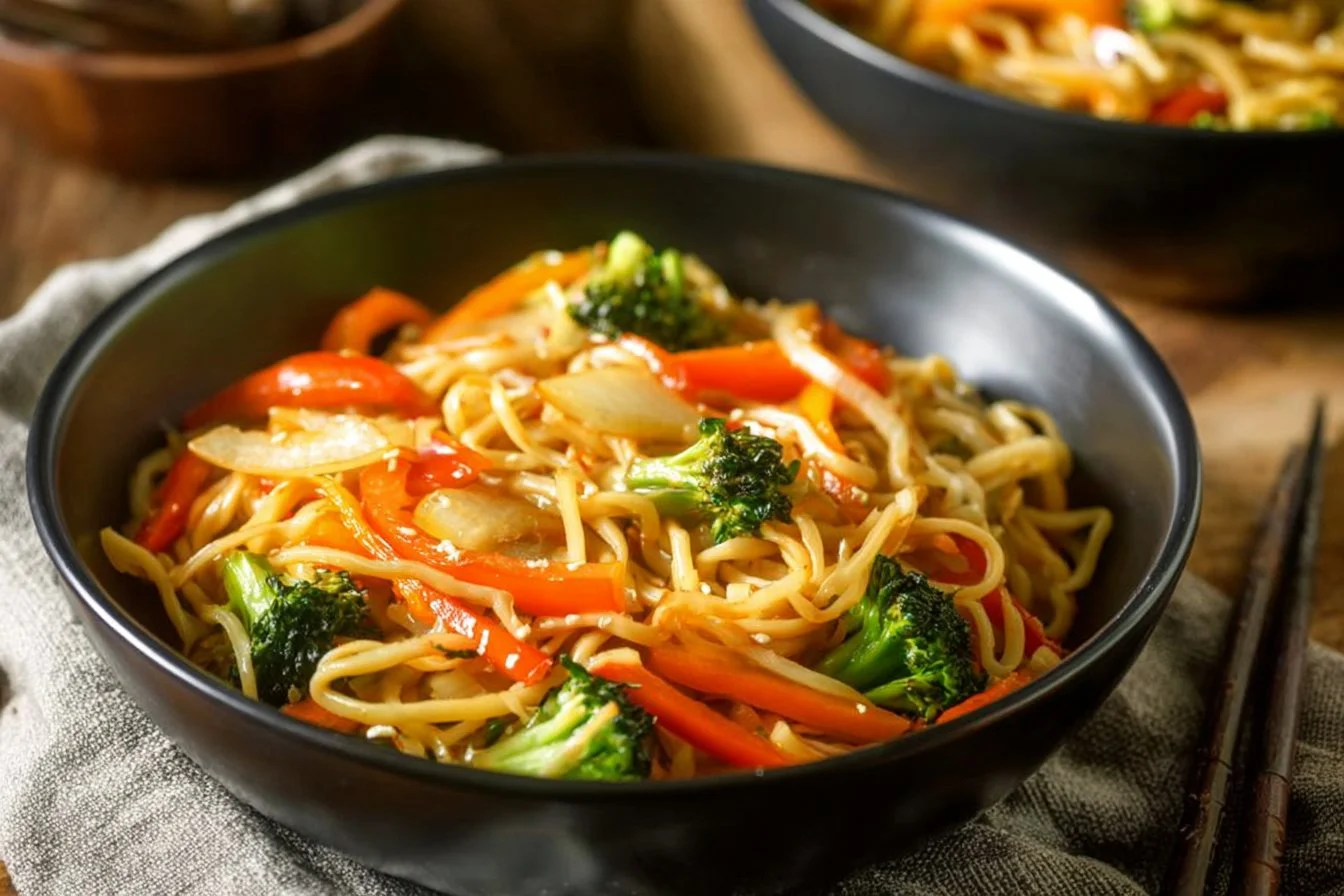 One-Pot Veggie Yakisoba