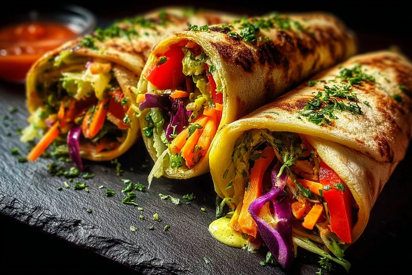 Mummy Veggie Wraps