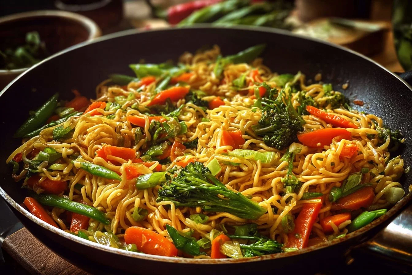 Quick Veggie Stir-Fry Noodles