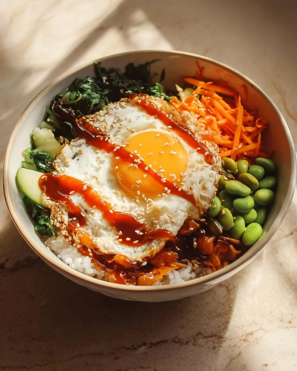Korean Veggie Bibimbap Bowls