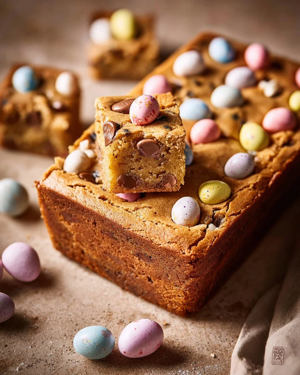 Cadbury Mini Egg Blondies