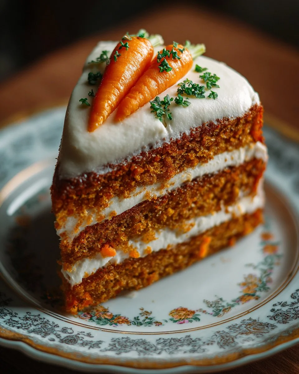 Delicious Carrot Cake Three Milks with creamy frosting and fresh carrots.