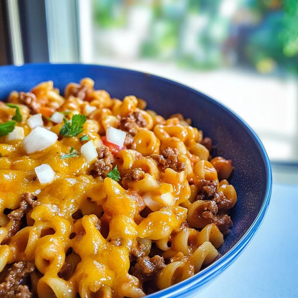 Cheesy Taco Pasta