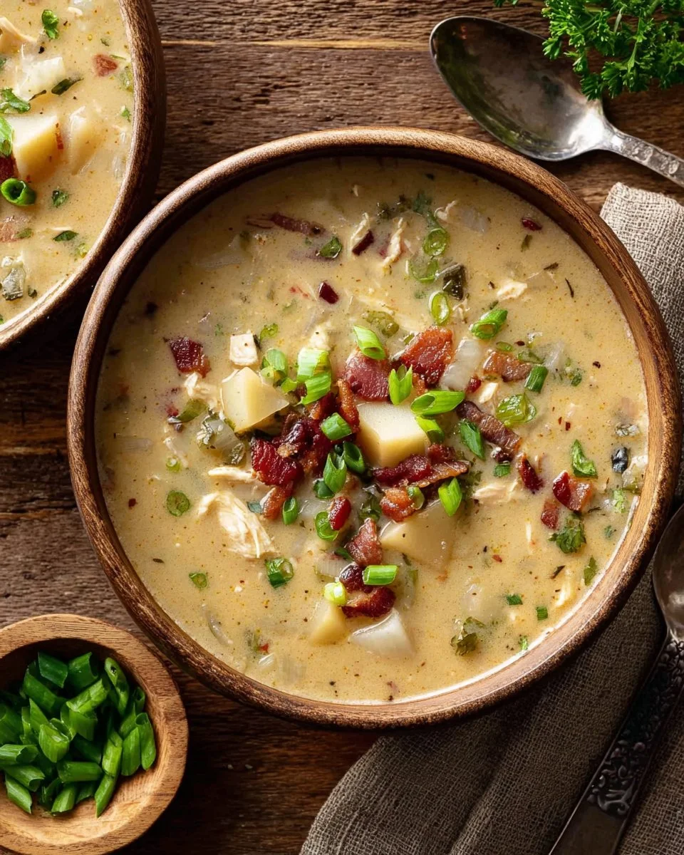 Chicken Bacon Potato Soup