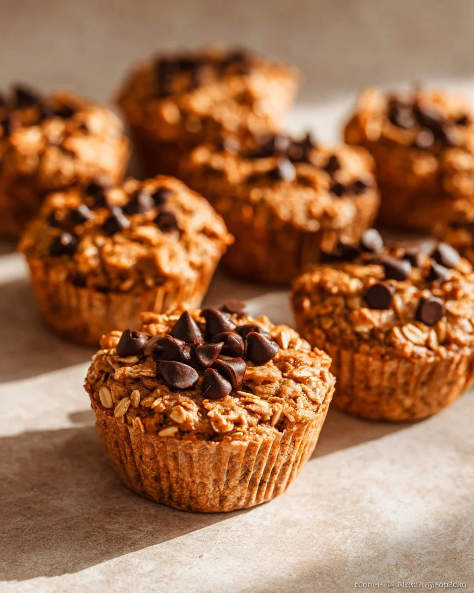 Chocolate Chip Oatmeal Muffins
