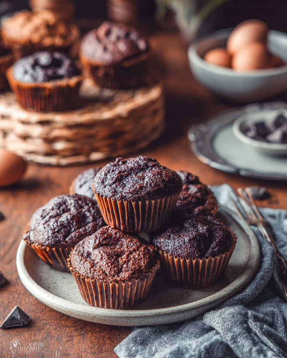 Chocolate Protein Mini Muffins