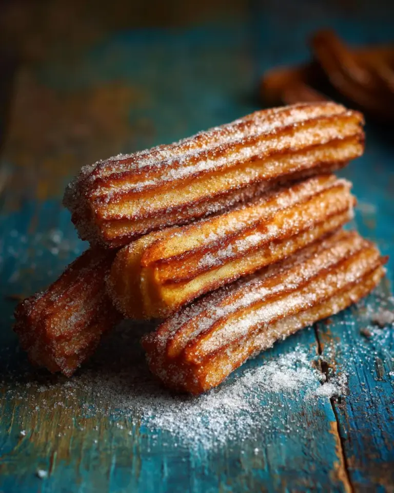 Delicious Churro Three Milks Cake topped with cinnamon and milk glaze