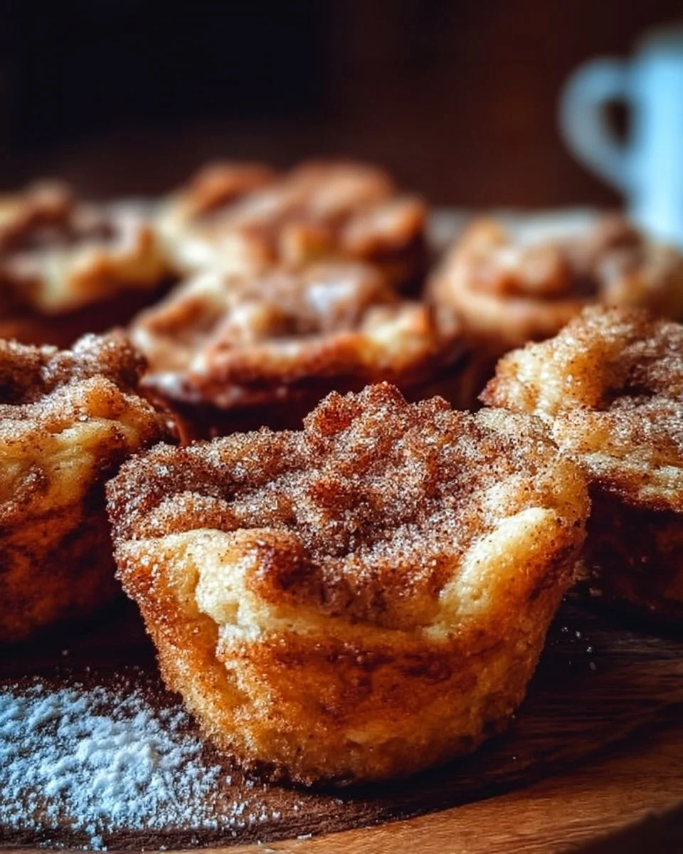 Cinnamon Sugar French Toast Muffins
