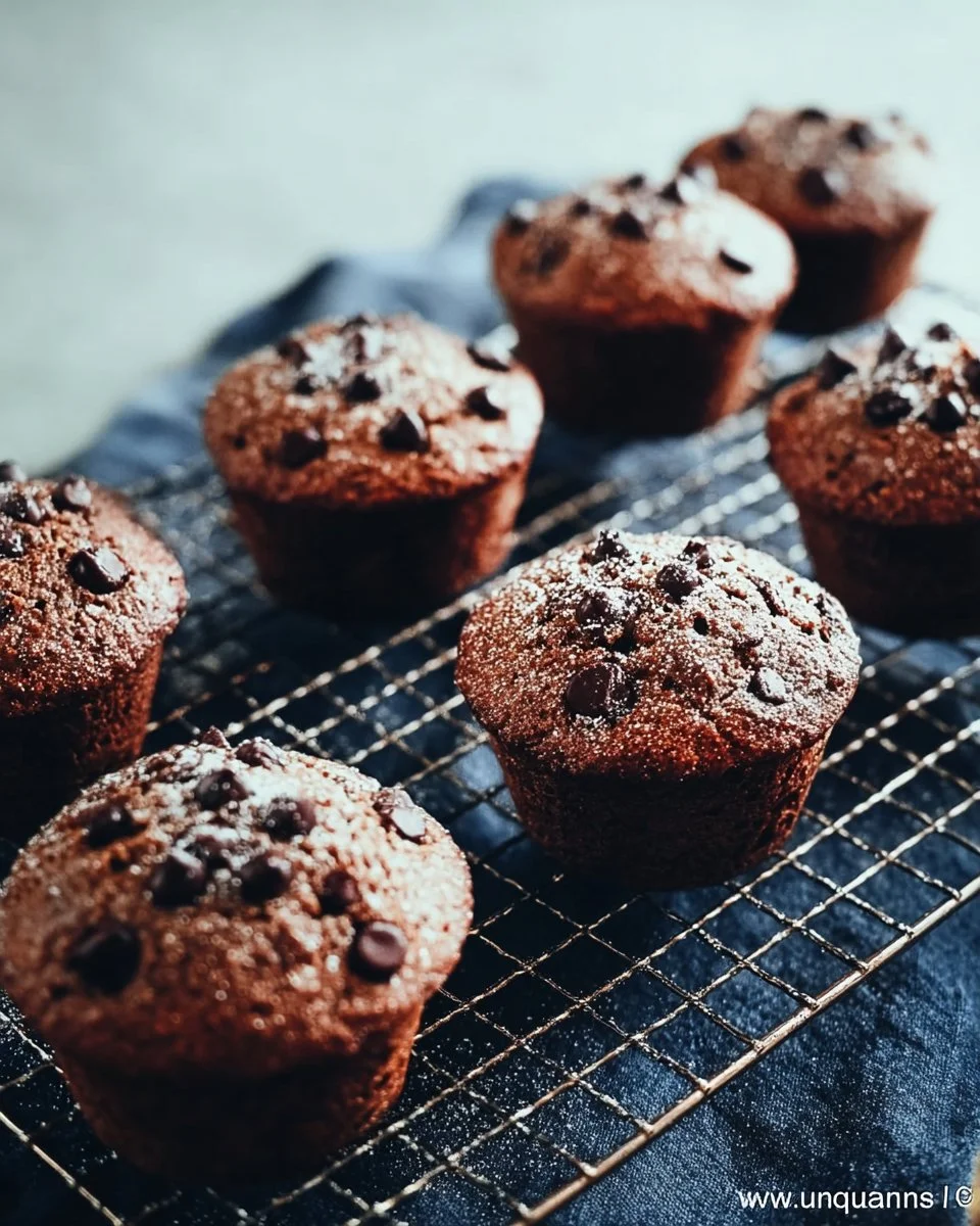 Freshly baked Classic Raisin Bran Muffins with raisins and bran flakes