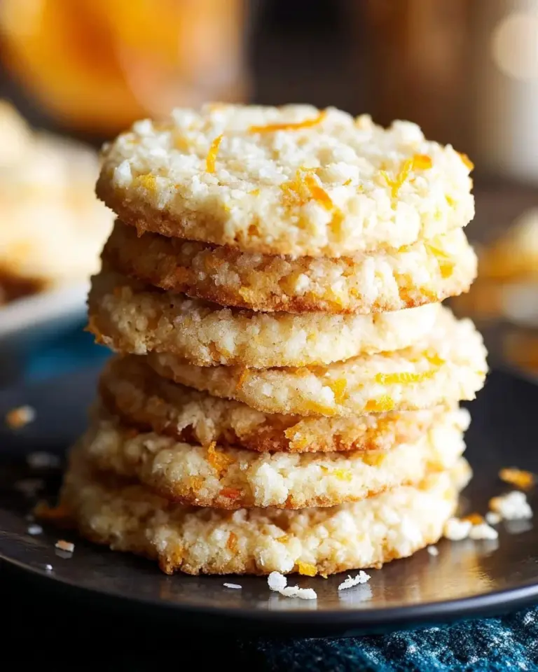 Delicious Coconut Pineapple Cookies on a baking sheet, garnished with coconut flakes.