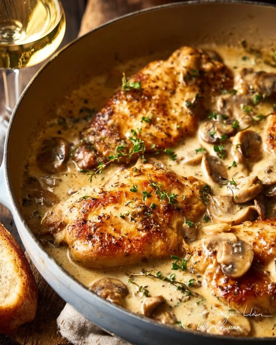 Creamy White Wine Chicken