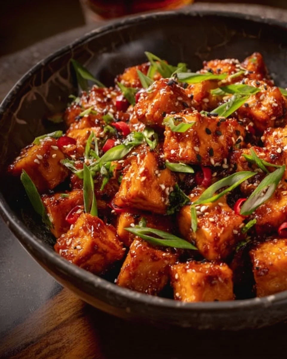 Crispy Chili Crunch Tofu