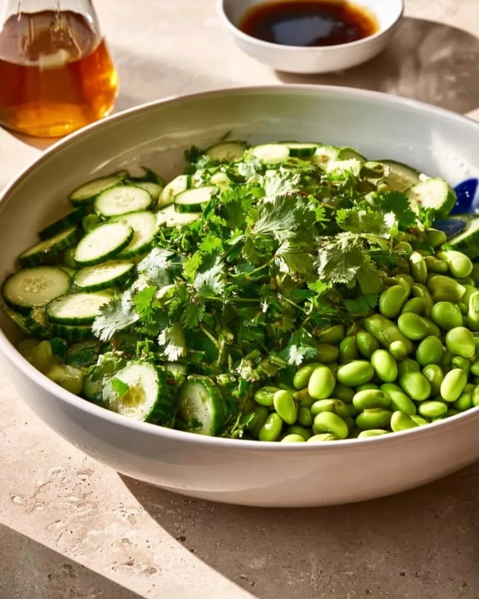 Cucumber Edamame Salad