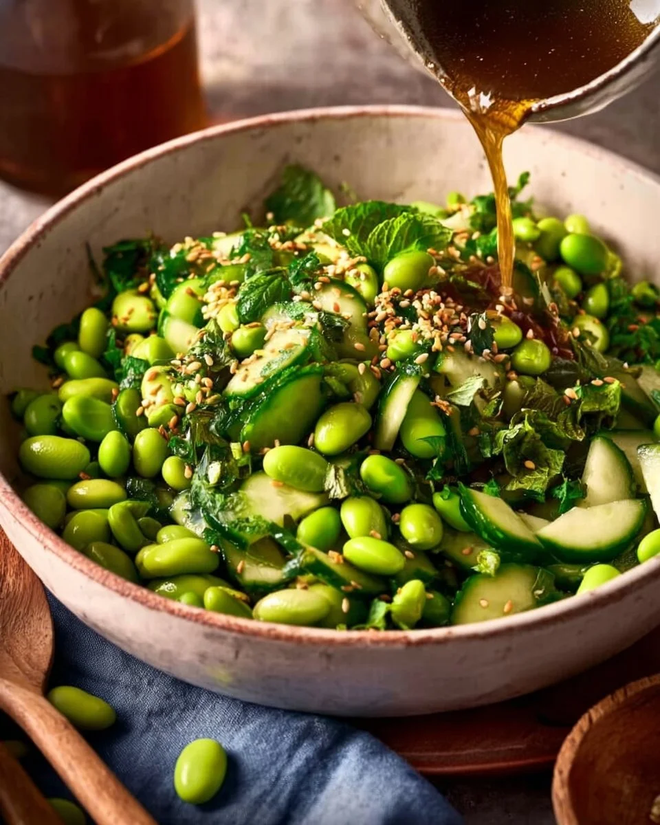 Cucumber Edamame Salad
