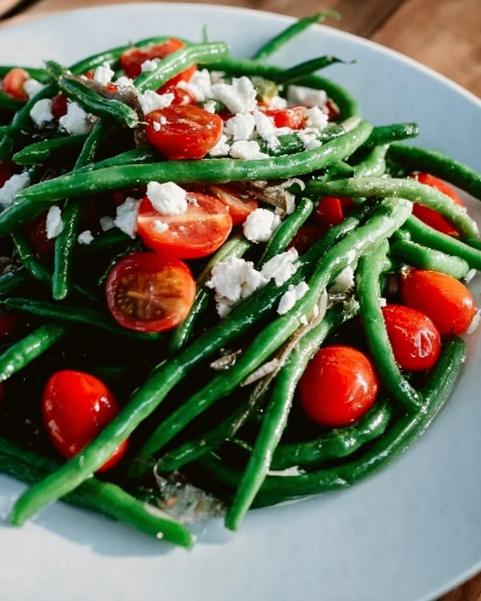 Easy Cold Balsamic Green Bean Salad