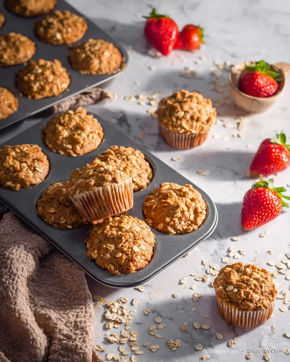 Flaxseed Muffins with Streusel Topping
