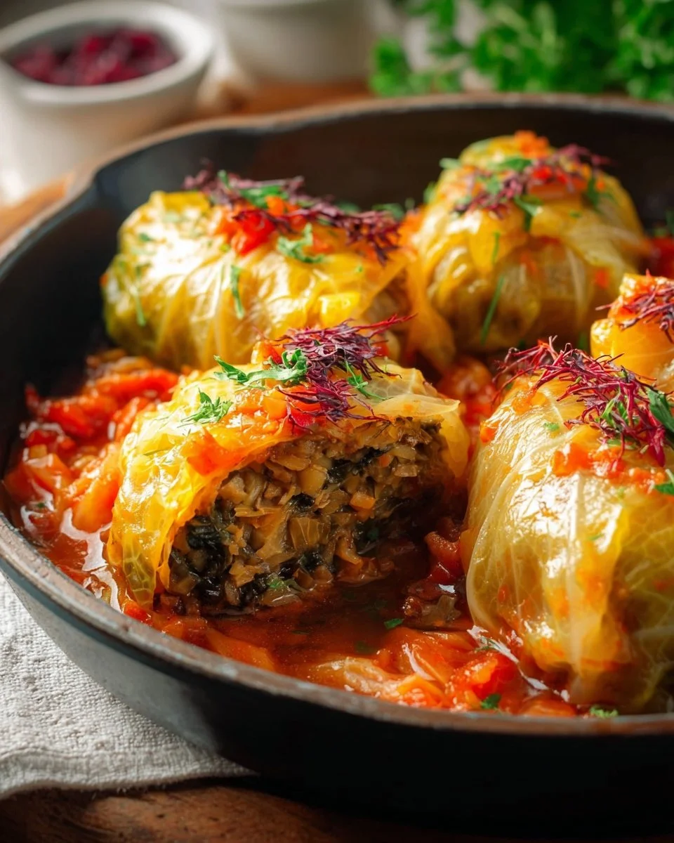 Golubtsi Recipe (Easy Russian Stuffed Cabbage)