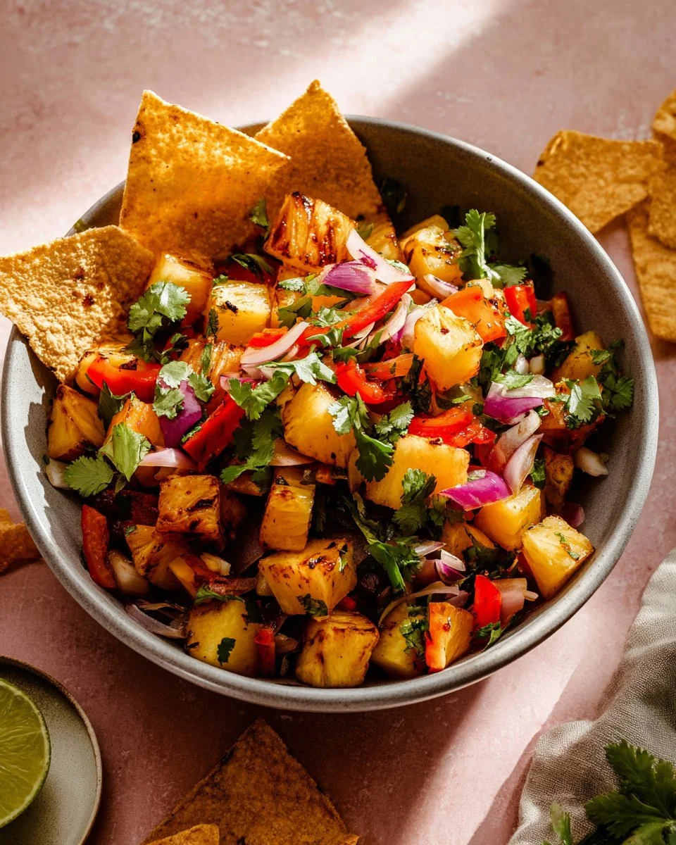 Grilled Pineapple Salsa