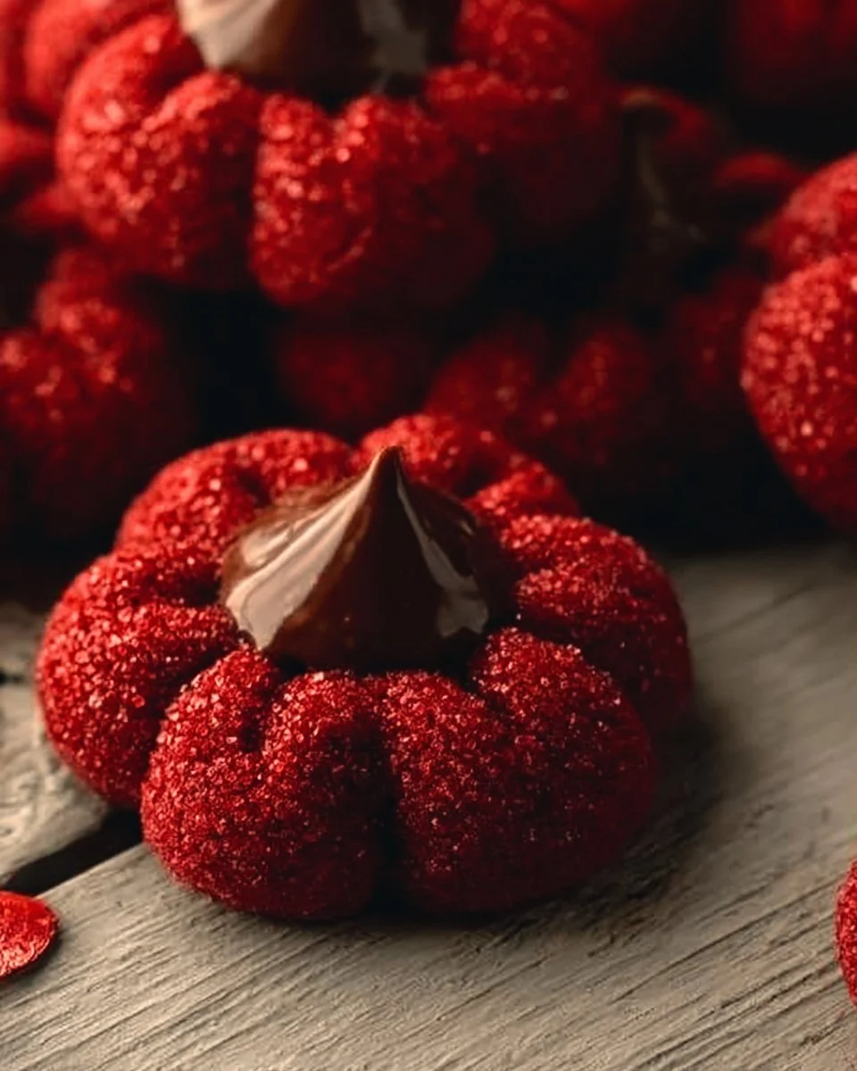 Hershey's Red Velvet Blossoms