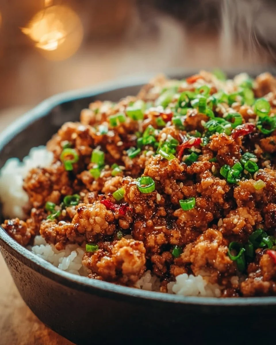 Honey Garlic Ground Turkey