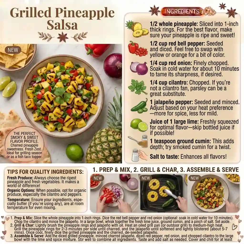 Grilled Pineapple Salsa