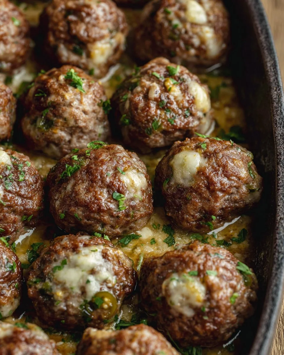 Jalapeno Popper Stuffed Meatballs