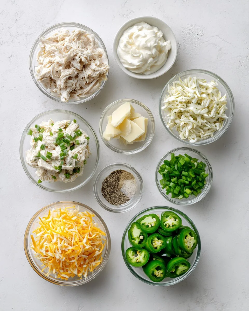 Keto Jalapeño Popper Chicken Salad
