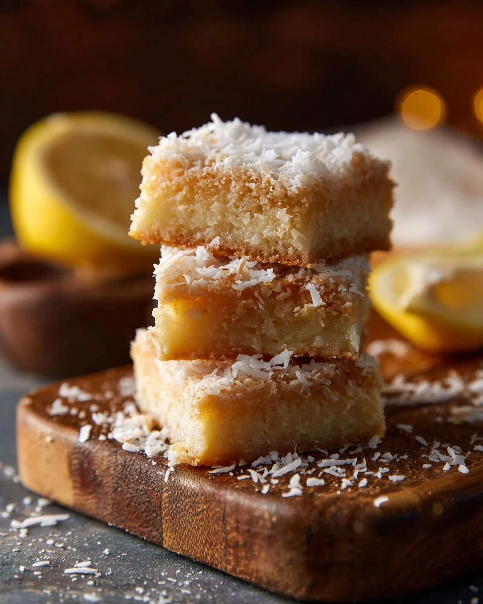 Lemon Coconut Squares